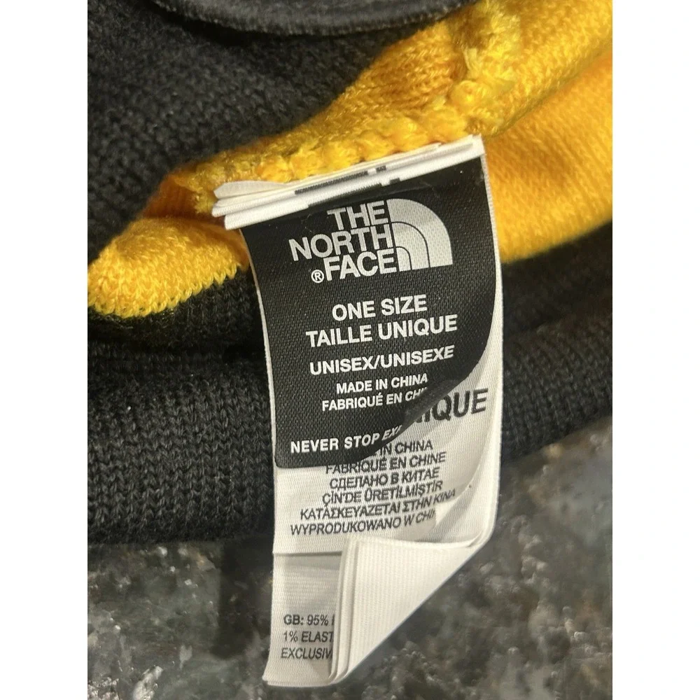 THE NORTH FACE Seven Summit Patch Beanie Hat Arrowwood Yellow Black Unisex OS